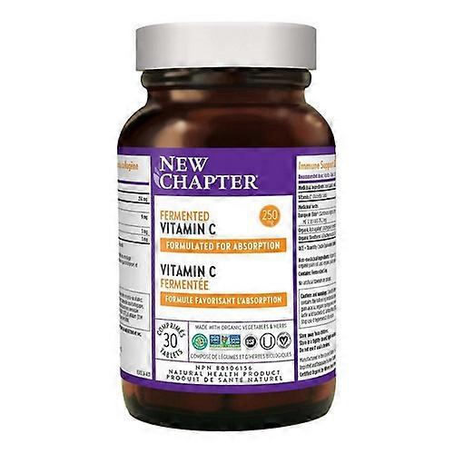 New Chapter Fermented Vitamin C, 30 Tabs (Pack of 2)
