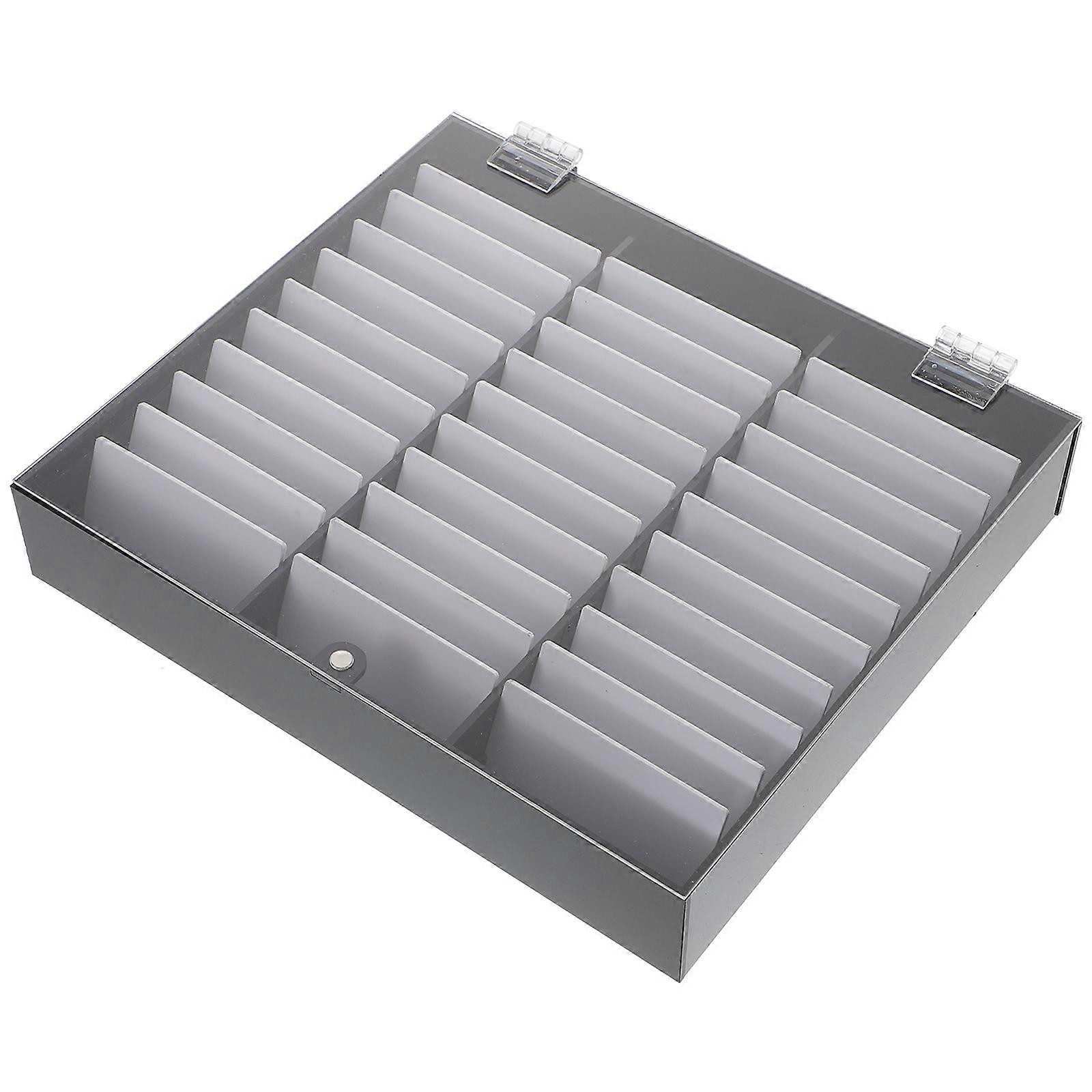 Fake Nail Storage Box Nail Tips Box Rectangular Simple Structure Classification For Professionals 23.5X21X4CM 1Pcs