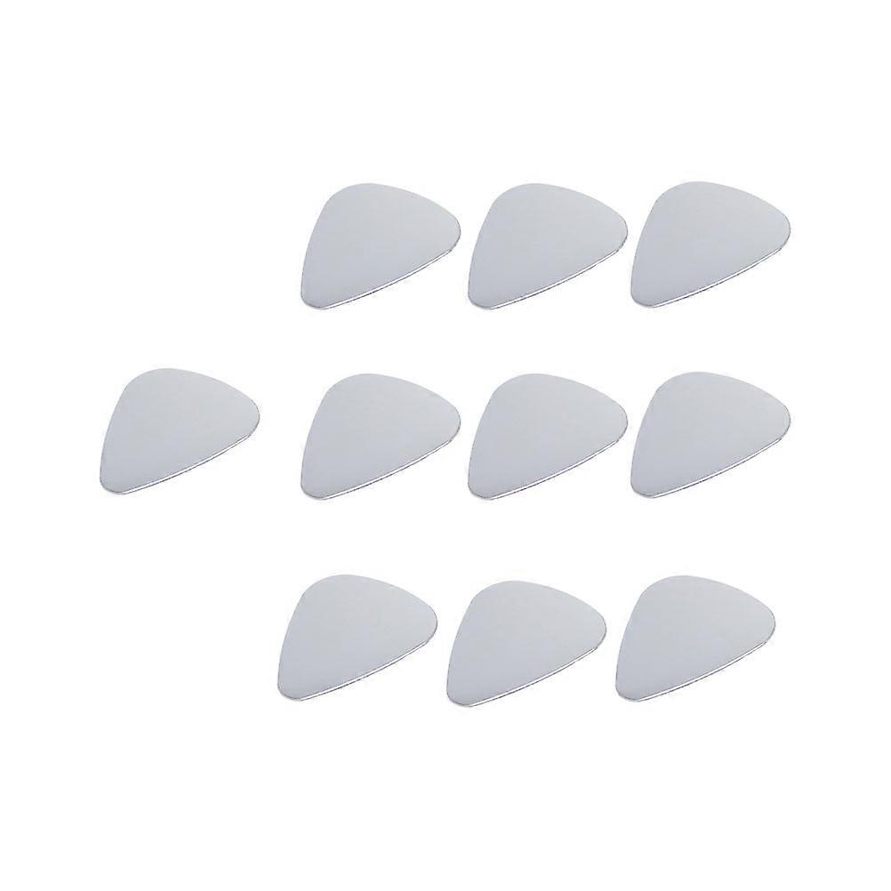 Gitarrenplektren High-Performance Flexibility Westerngitarre Silber 12Stk