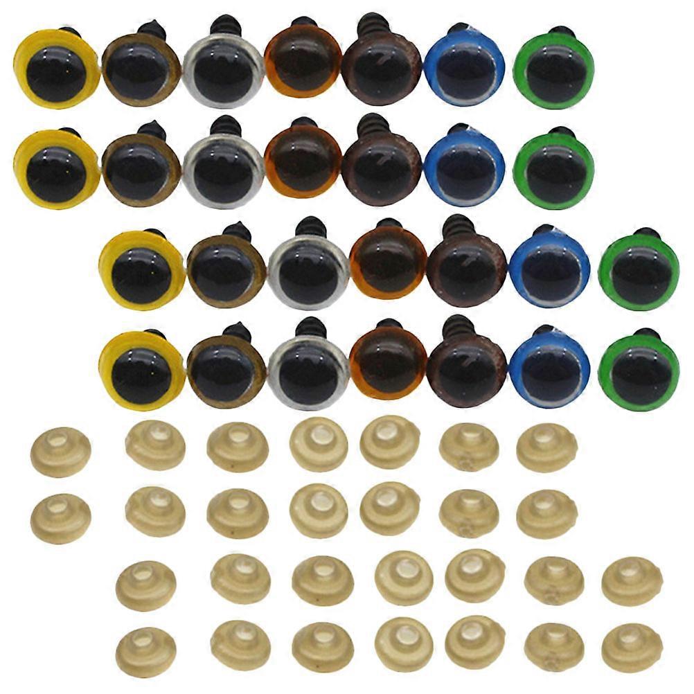 Creative Doll Eyes Artificial Eyes For DIY Plush Dolls And Stuffed Animals Assorted Color Decorative Design 70 Pieces