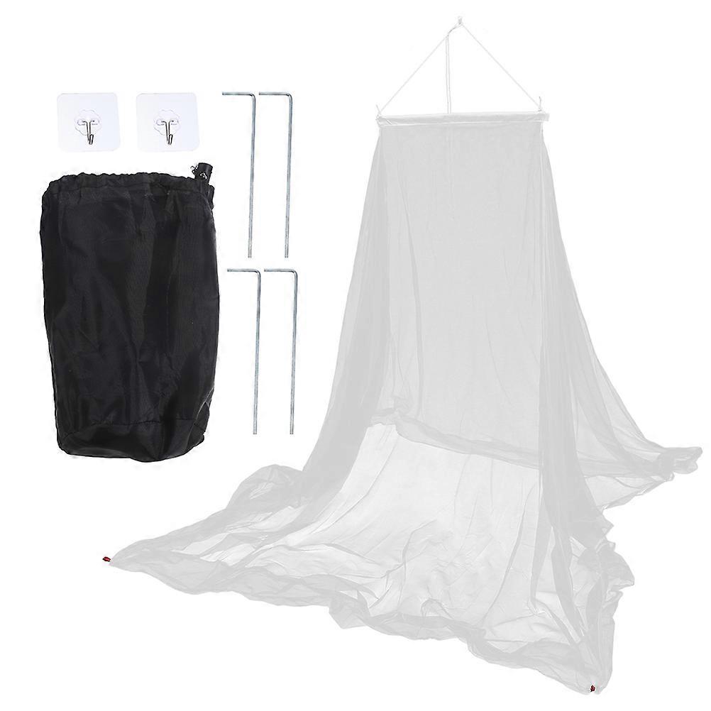 Outdoor Camping Mosquito Net 1 Set Rectangular Dome Covering Protection Waterproof White