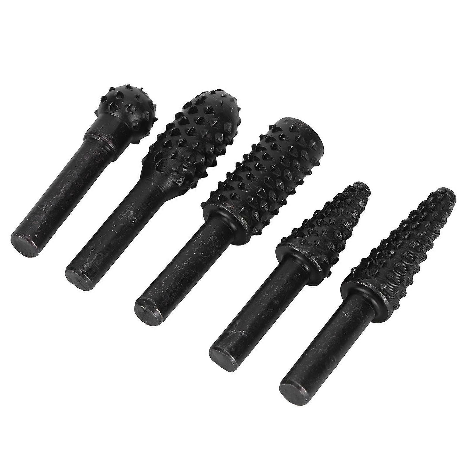 Wood Carving File Rasp Set for Woodworking, #45 Steel Rotating Grinding Head for DIY Crafts and Hobbies