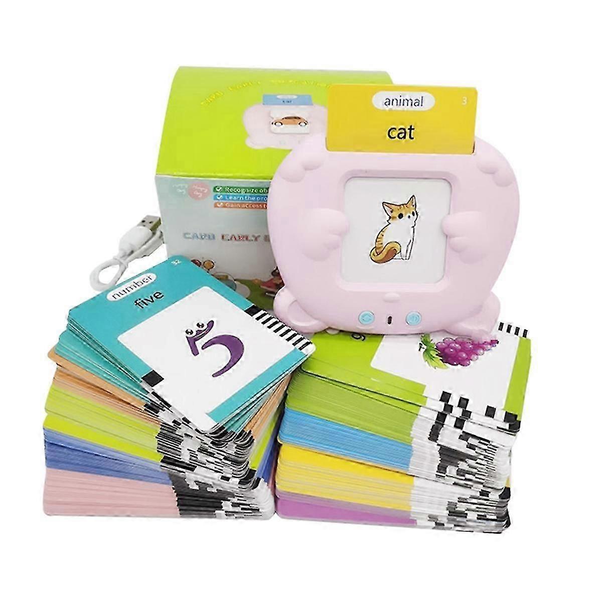 Learning Flash Cards for Toddlers 2-4, Speech Therapy Toys, Educational Talking