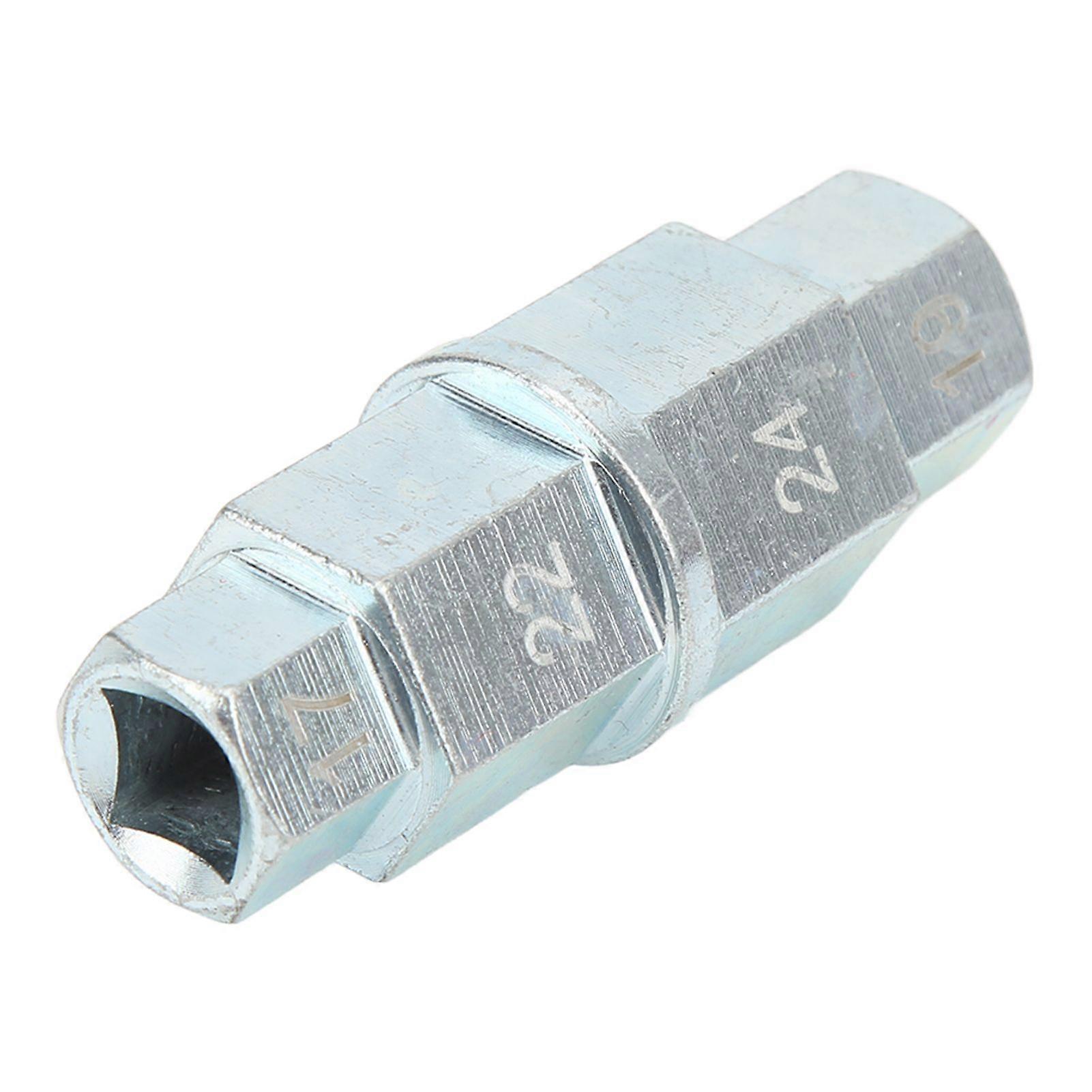 Motorcycle front wheel hub spindle socket hex axle tool 17mm 19mm 22mm 24mm