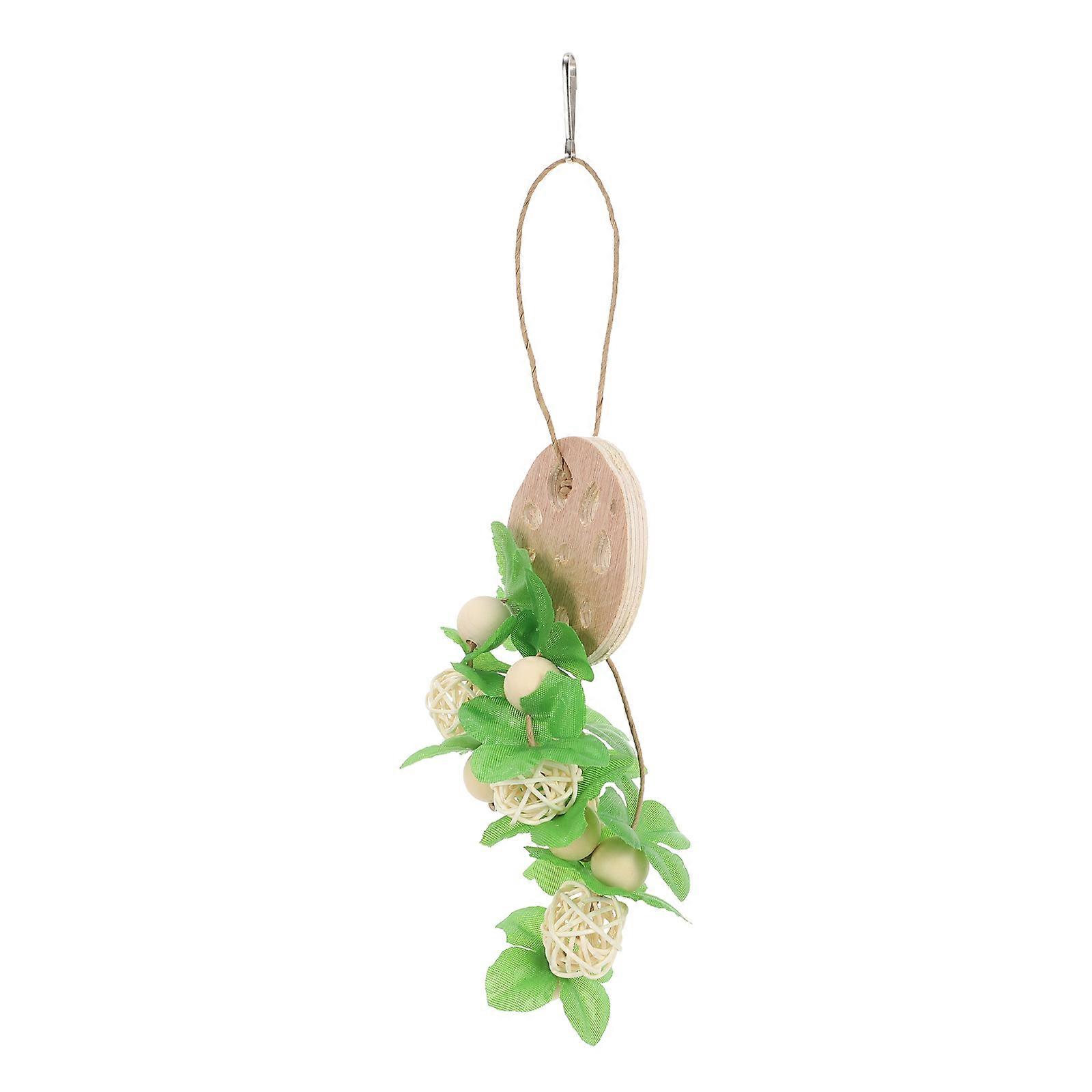 Bird Chewing Toy Made of Synthetic Material for Cage Hanging Assorted Color