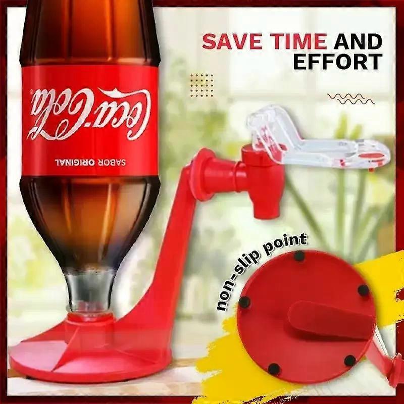 Creative Home Bar Coke Soda Drink Faucet Upside Down Drinker Home Coke Saver Carbonated Drink Dispenser Machine for Party Home Bar Dropship
