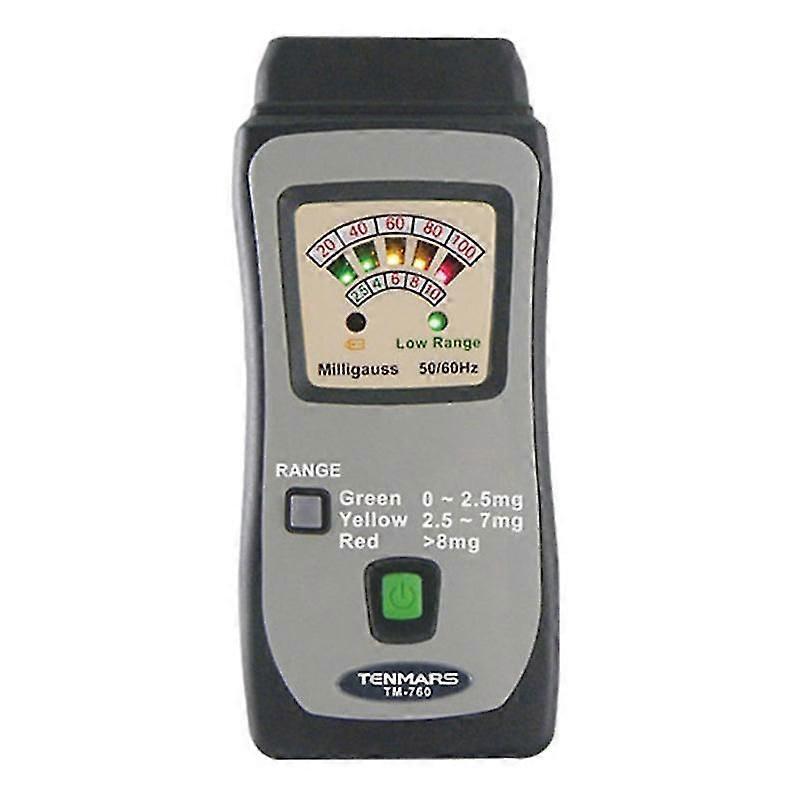 Détecteur de champ électromagnétique miniature TM-760 (rayonnement EMF) de Gauss 10/100 mg HK