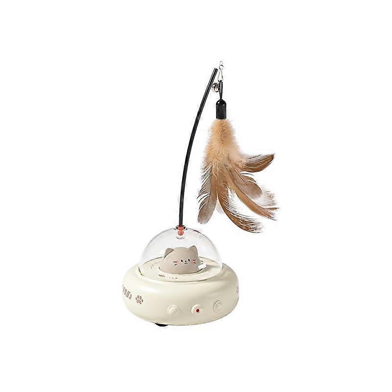 Interactive Cat Toy Wand with Durable Feathers for Endless Fun, Lightweight Design, Ideal for Indoor Play and Exercise
