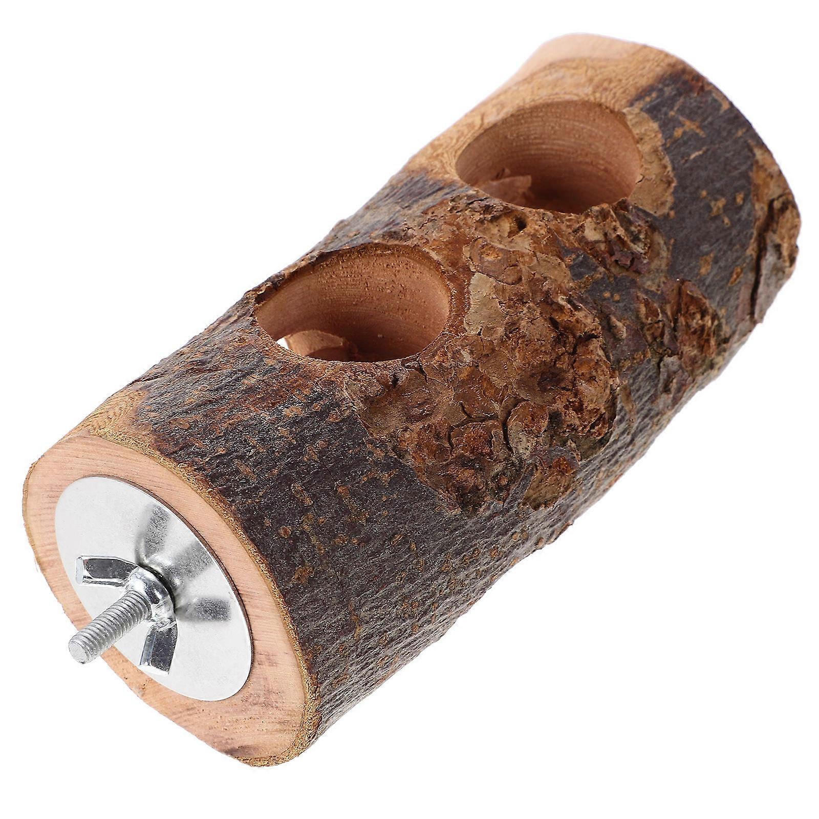 Natural Chewing Playthings for Pet Use Synthetic Material Light Brown Suitable for Various Pets Promotes Dental Health 3.5 inches
