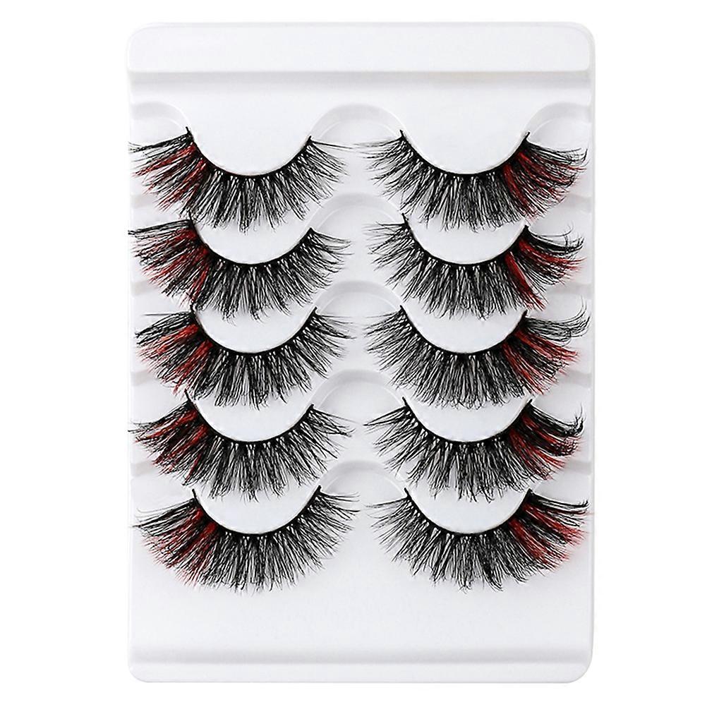 5 Pairs Natural False Eyelashes for Women – Reusable Faux Lashes for Party, Everyday Makeup & Salon Use – Comfortable Eye Extensions