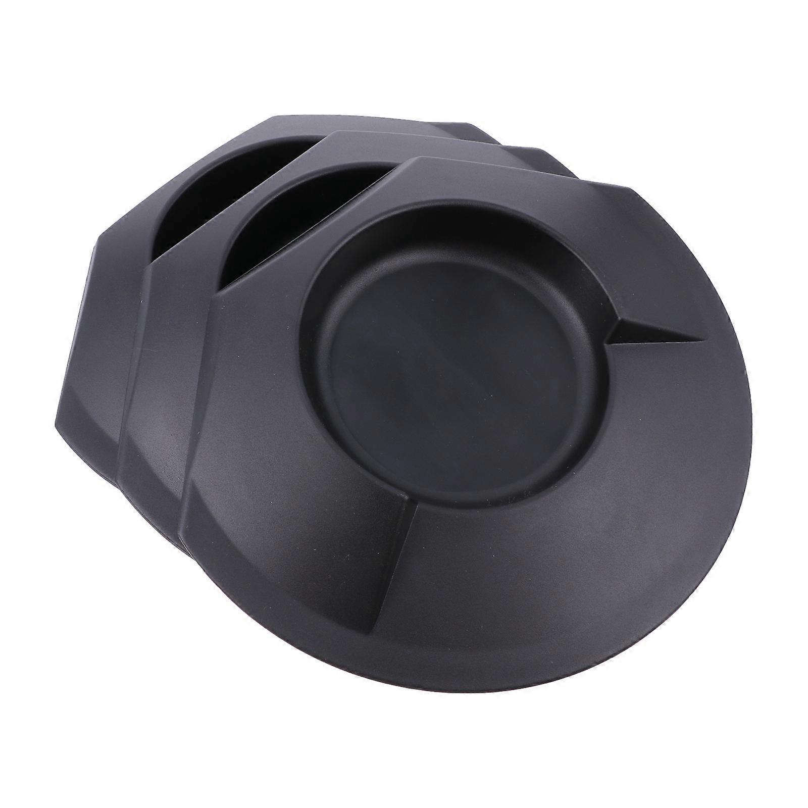 Golfs Putter Cup Putting Training Aid for Practice 3Pcs Black Plastic Discs