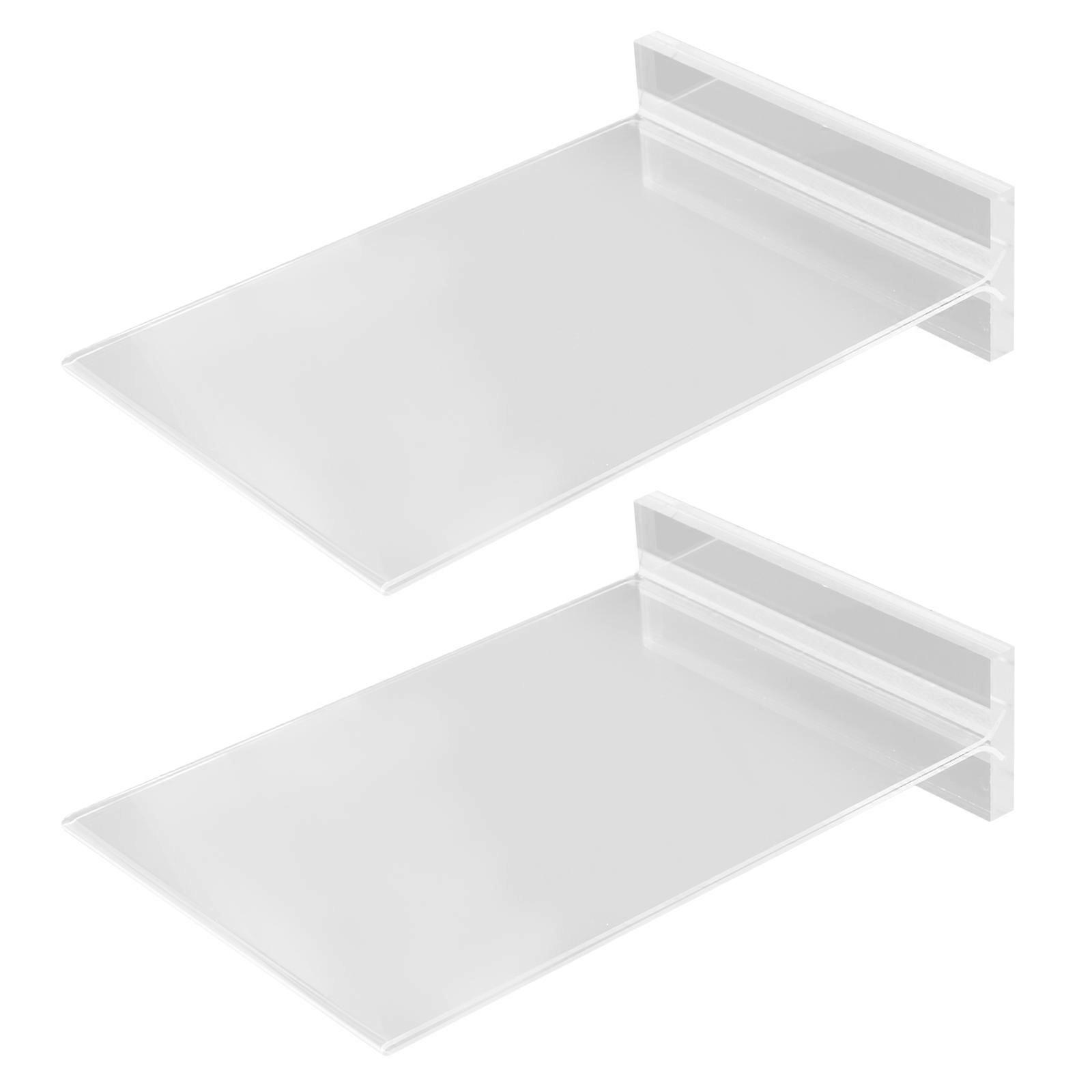 2pcs Acrylic Sign Holder Desktop Display Stand Tabletop Sign Holder Vertical Sign Holder