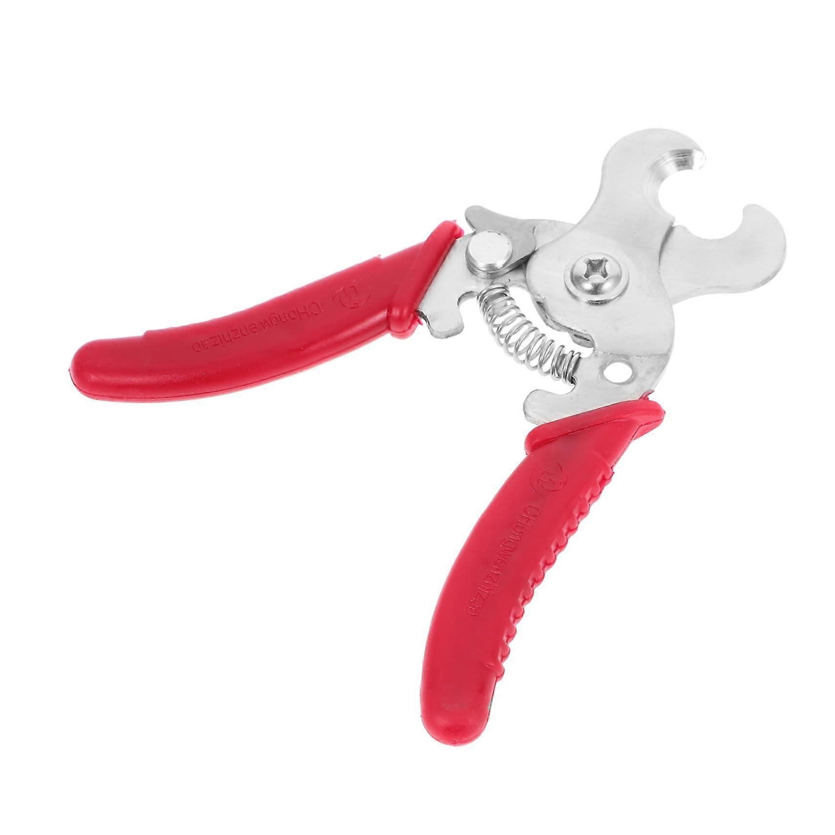 Cattle Ear Tag Remover Tool for Cattle, Pigs, and Sheep - Durable Handheld Ear Marking and Tail Docking Pliers