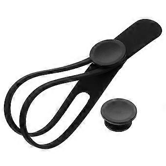 Umbrella Tie Strap For Umbrella Storage Reusable Silicone Cable Bundlers For Organizing And Securing Cables Black Flexible And Durable Design