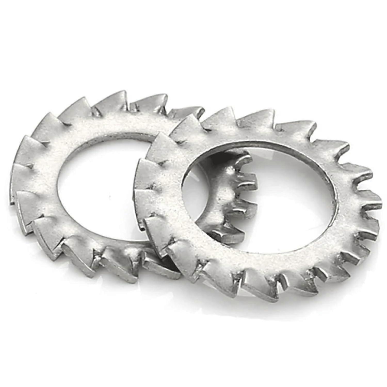 VibrationProof Washer External Serrated Pack of 100 Outer Tooth Flap Washers (M5)