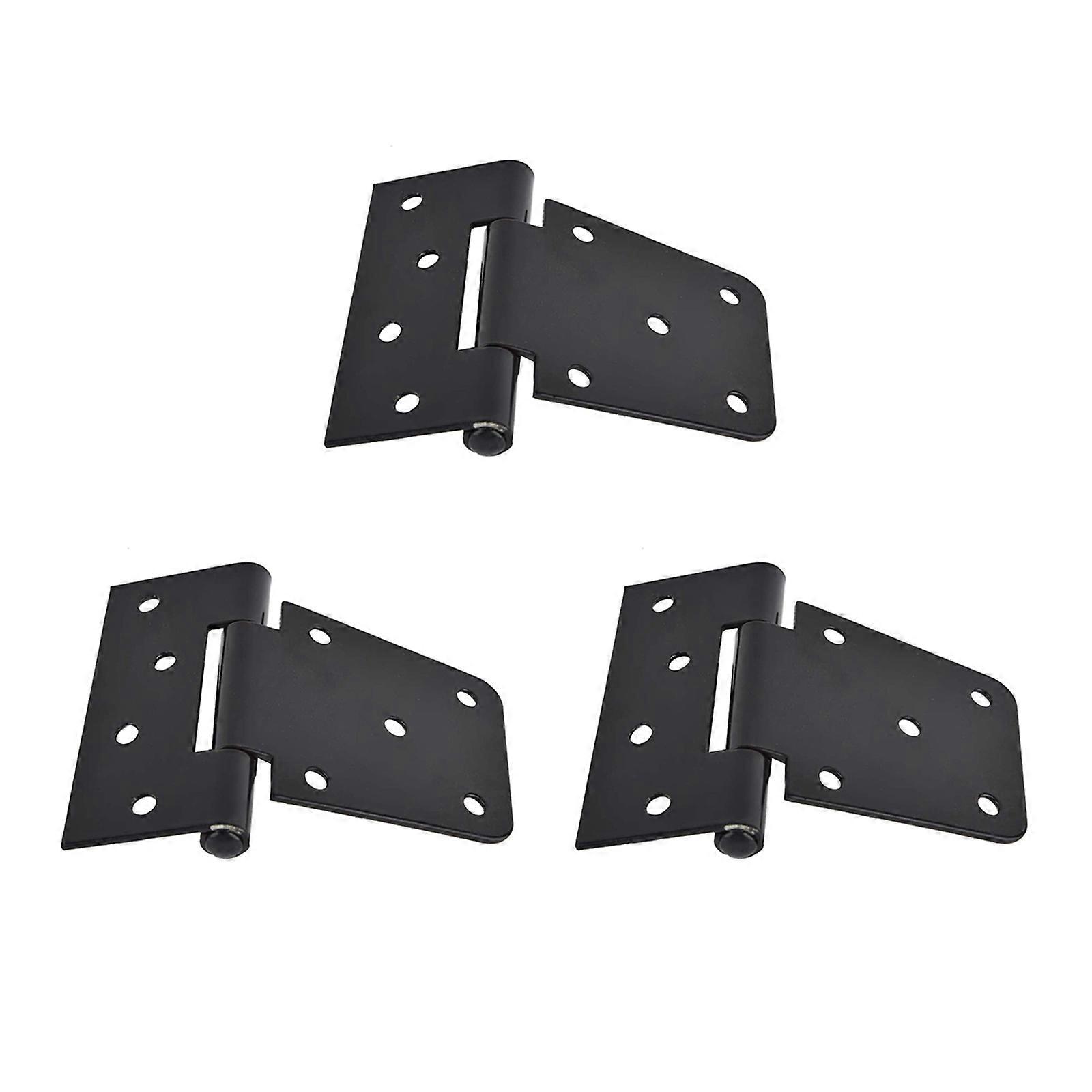 3pcs Heavy Duty Metal Door Hinges with T Shaped Design for Smooth Operation and Easy Installation on Gates and Doors