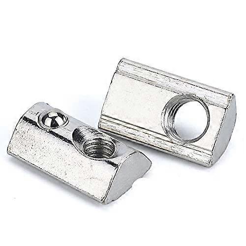 M3M8 Slot Nut M3 M4 M5 M6 M8 Rollin Slot Nut NickelPlated Elasticity Slot Nut for 3030 4040 Aluminum Profiles 40M5 Pack of 5