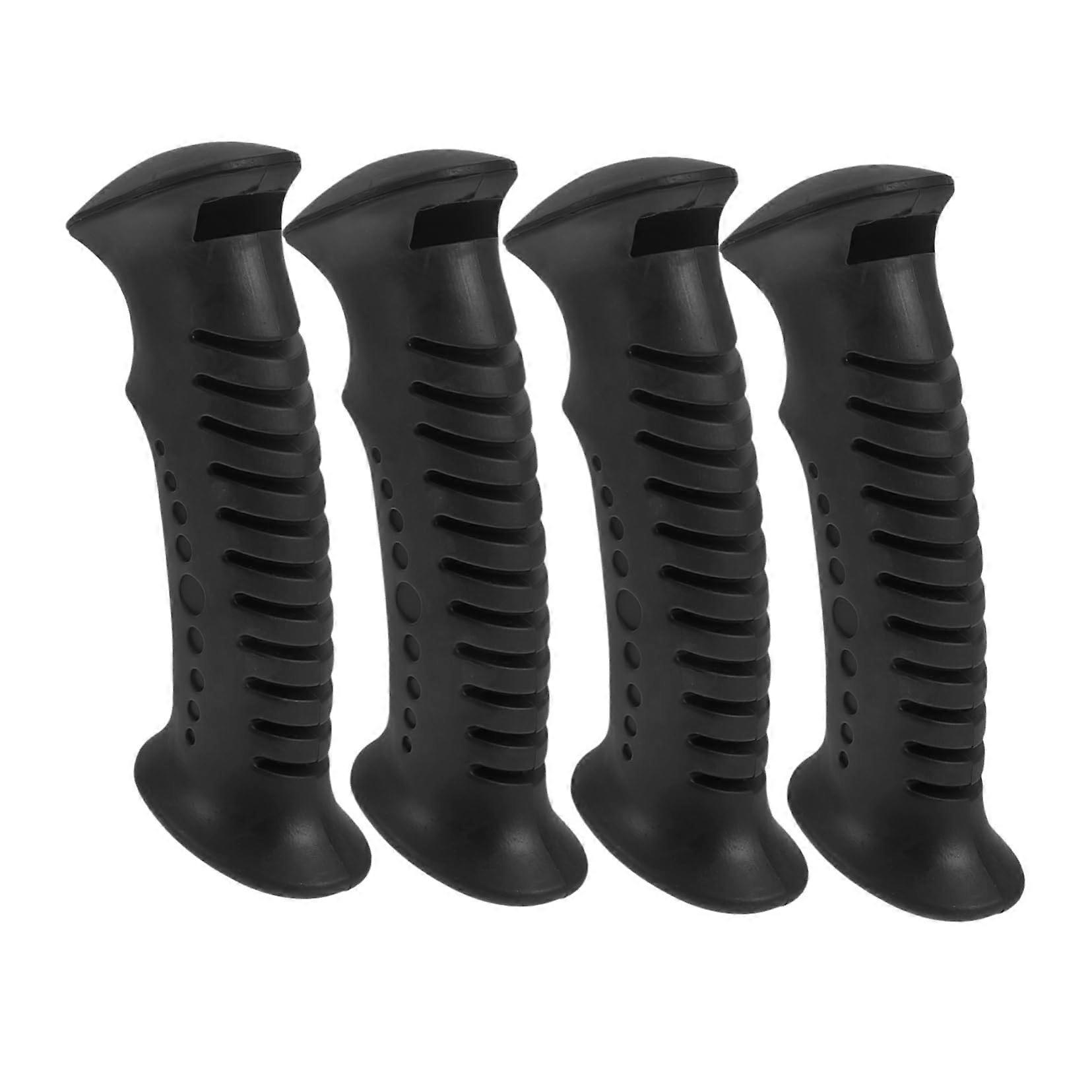 Ergonomic Trekking Pole Grips 4-Piece Set, Non-Slip Replacement Parts for Trekking Poles, Standard Hole Diameter