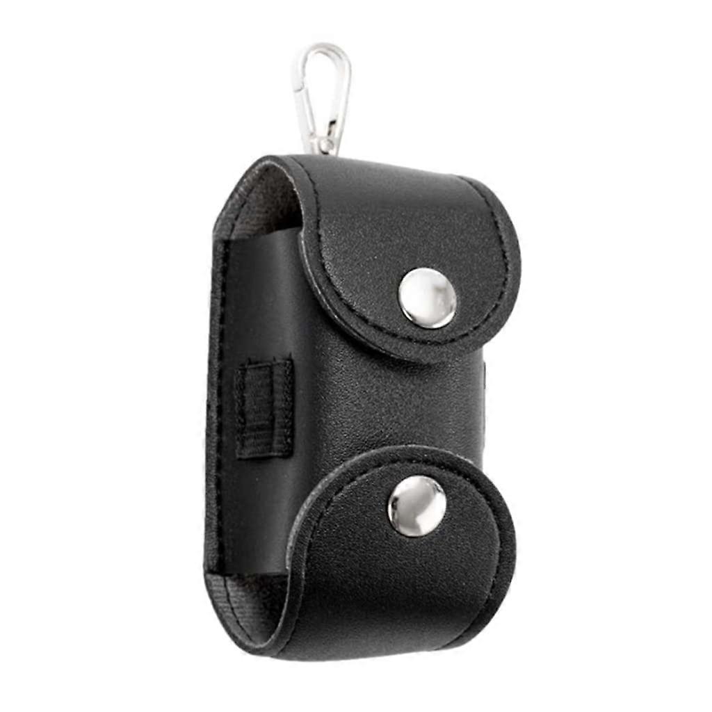 Sports Bag Leather Ball Storage Organizer With Key Case, Keeps Gear Neat, Compact Size, Black