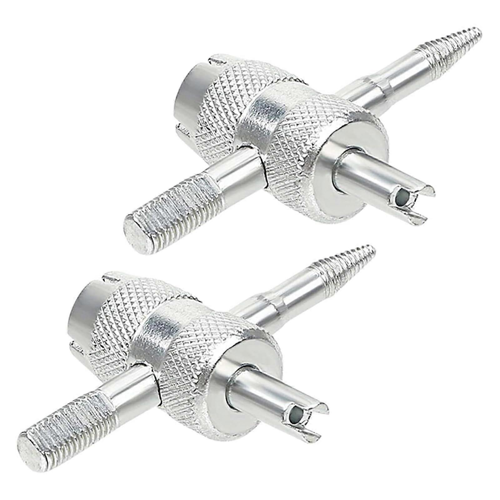 4 Way Valves Tool 4 in 1 Multifunction Tire Valve Wrench for Cars, Adjustable Rubber Valve Core Remover, Durable Design
