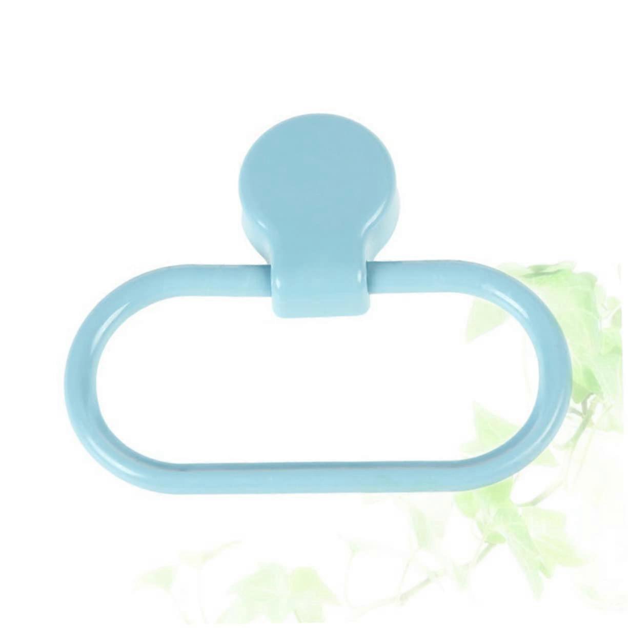 Self Adhesive Towel Ring No Drilling for Bathroom, Easy Install on Smooth Surfaces