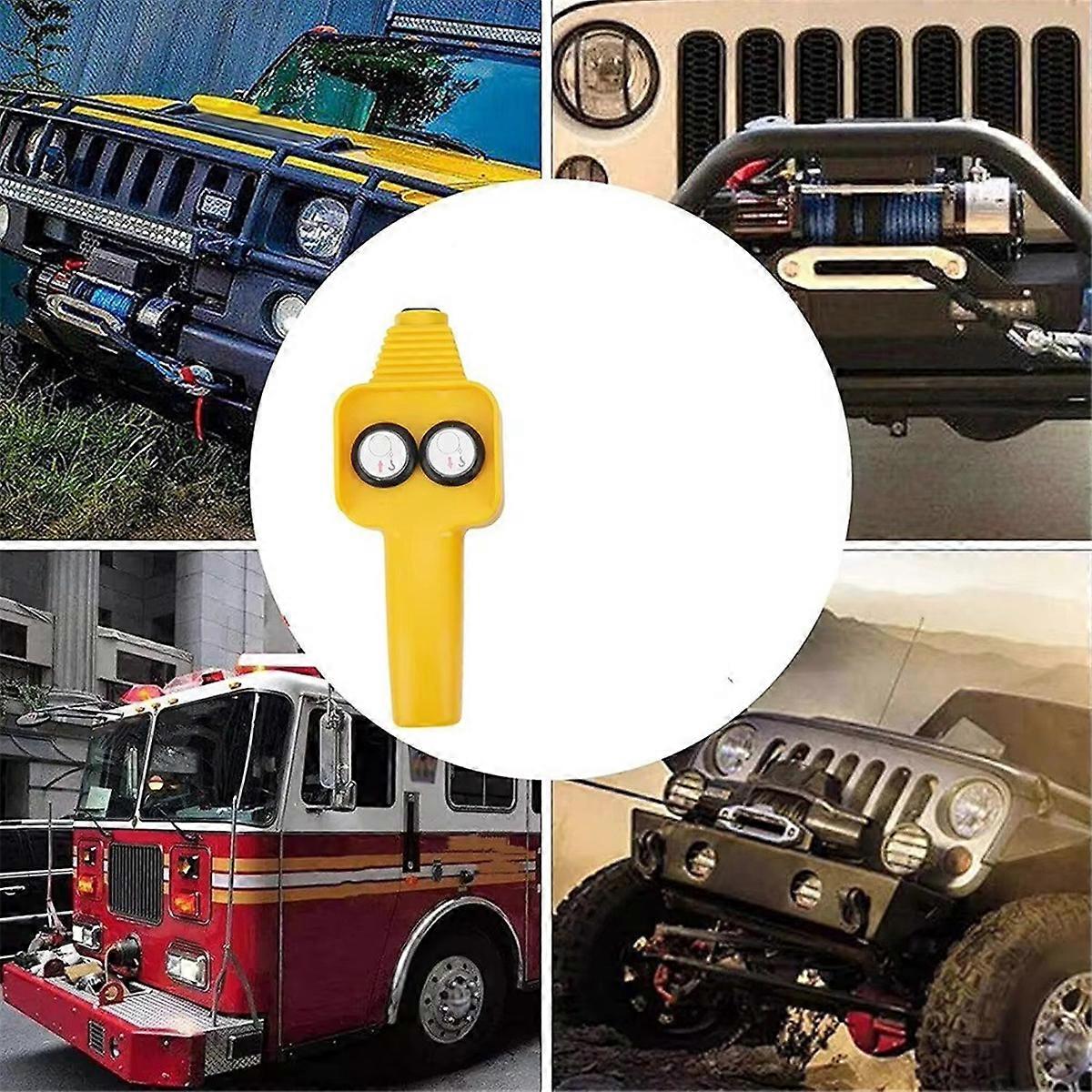 Electric Winch Control Handle 12V 24V Push Button Remote Control Handle Wired Winch Controller Winch