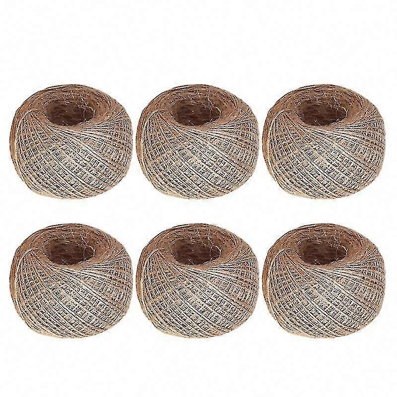 6pcs Craft Jute Rope for DIY Projects and Home Decor