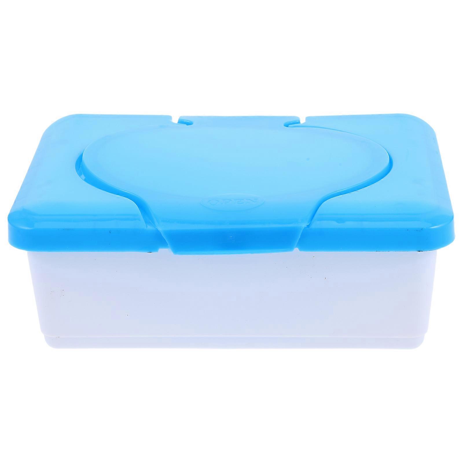Wipes Holder Large Capacity Storage Box with Refillable Dispenser for Travel Home Office Use Portable Container