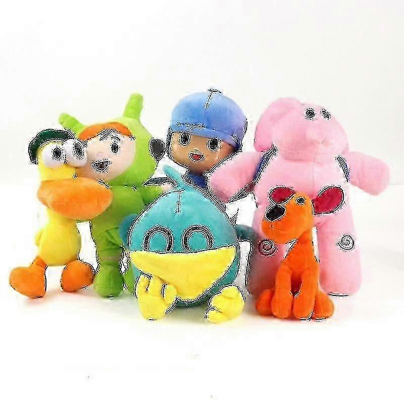 Pocoyo أفخم لعبة ايلي باتو لولا فريد لولا لينة القطيفة محشوة الرقم دمية للطفل Brithday عيد الميلاد هدية-ج