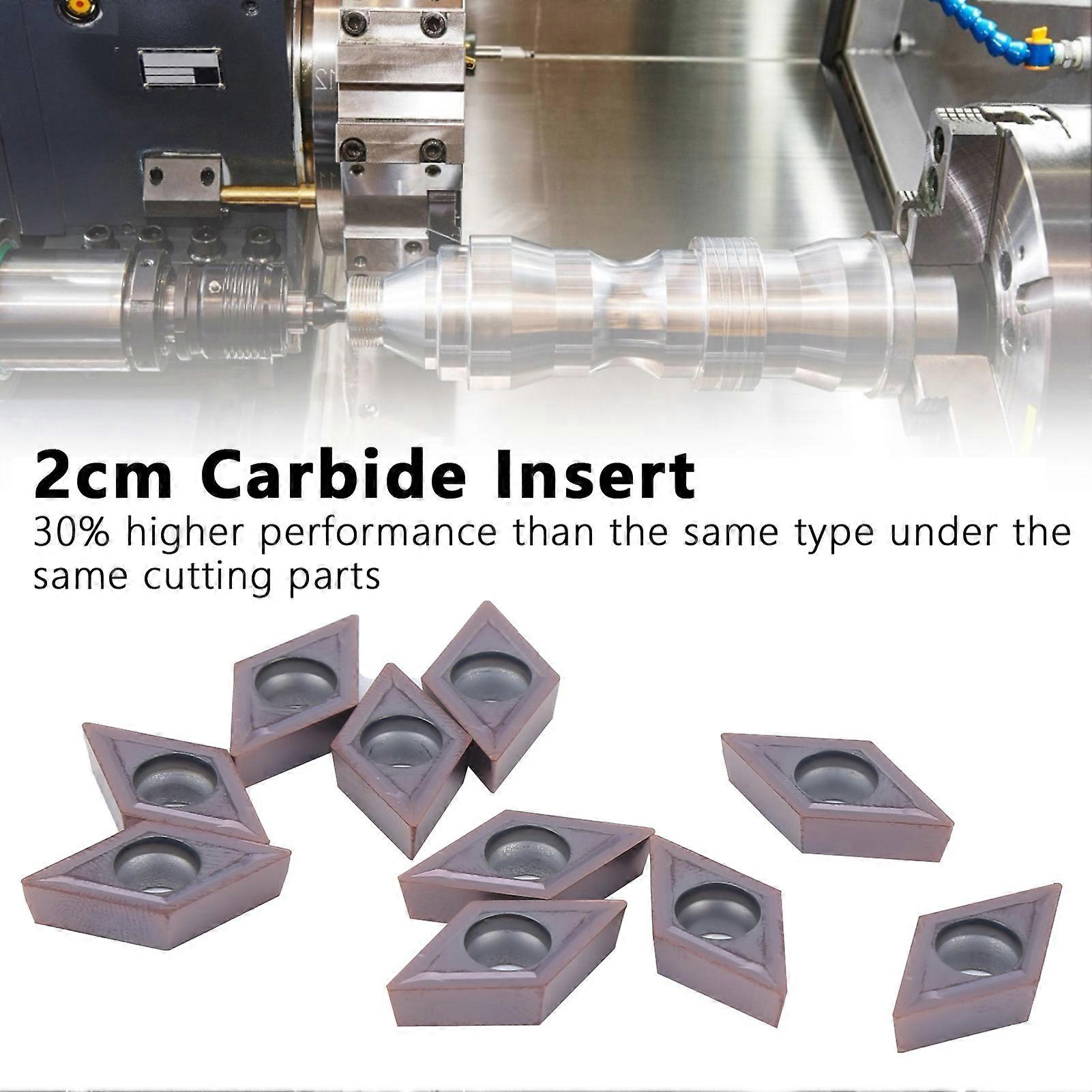 10Pcs DCMT11T304 LF6018 CNC Lathe Carbide Inserts 2cm Thick