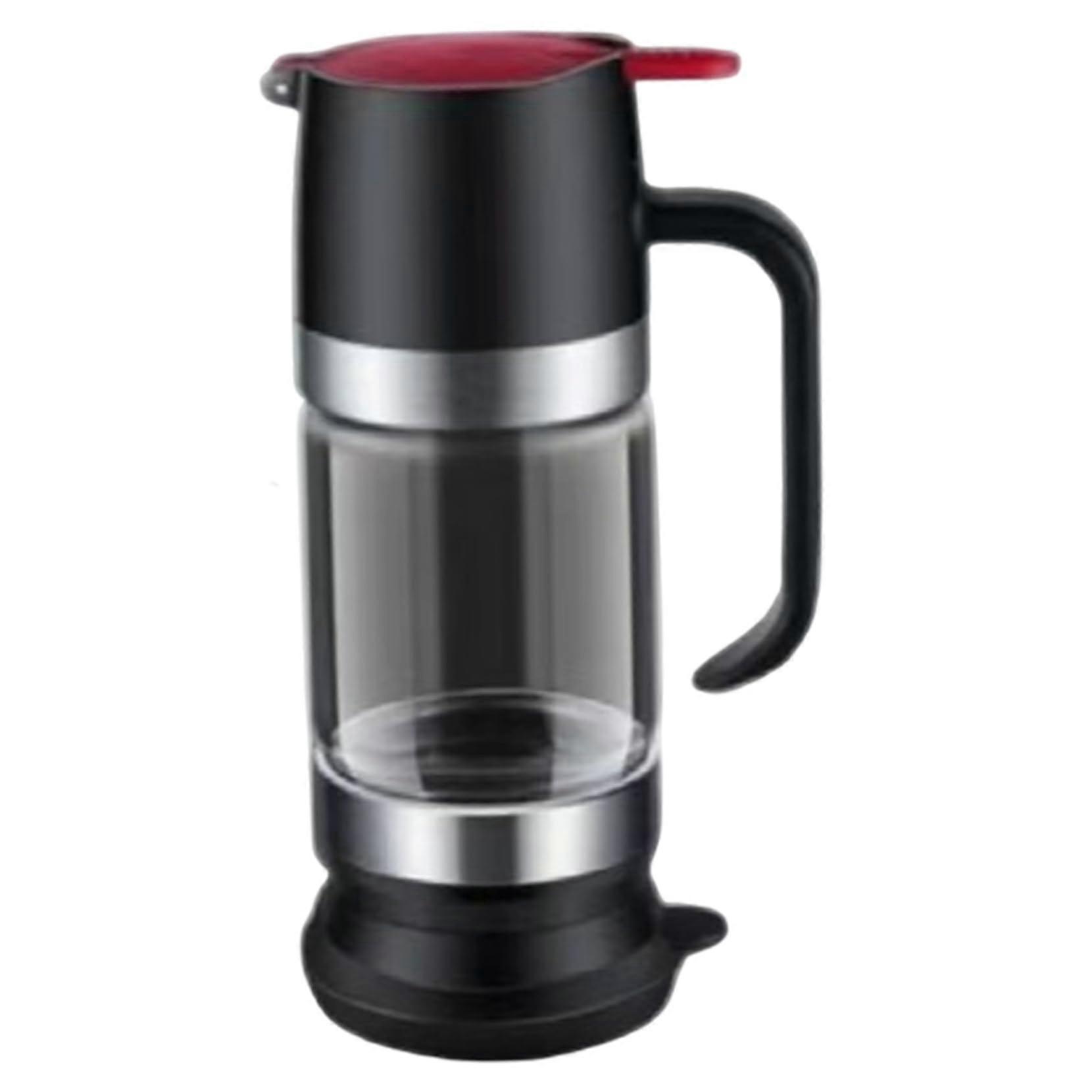 Glass Honey Dispenser No Drip 300ml, Syrup Pourer With Holder Base, Mess Pouring For Toast And Coffee, Clear