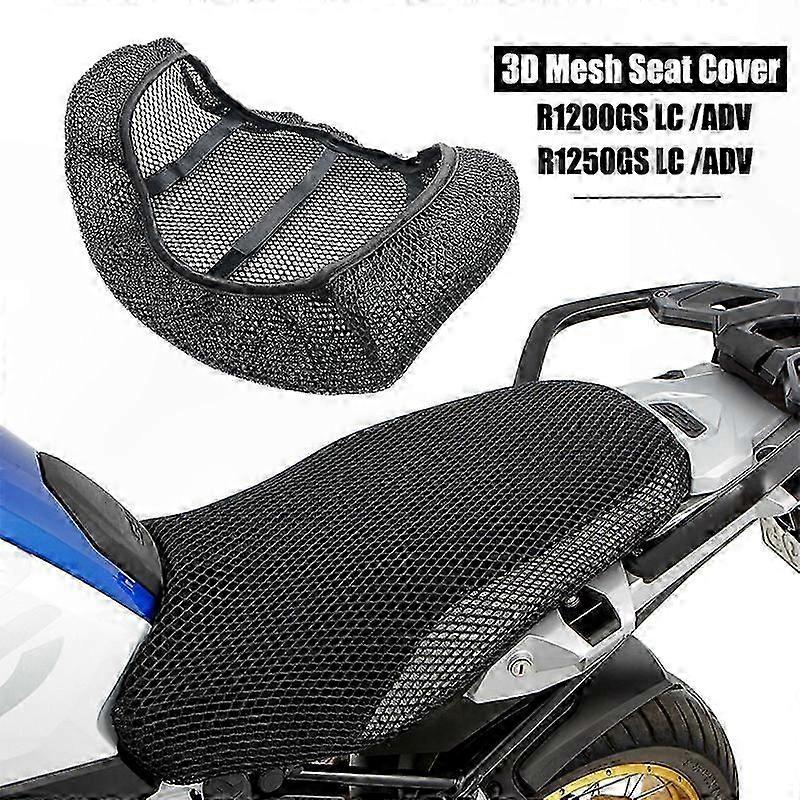 Nylon Fabric Motorcycle Seat Cover for Adventure Touring Models R1200GS LC and R1250GS Series Cushioned Saddle Protector