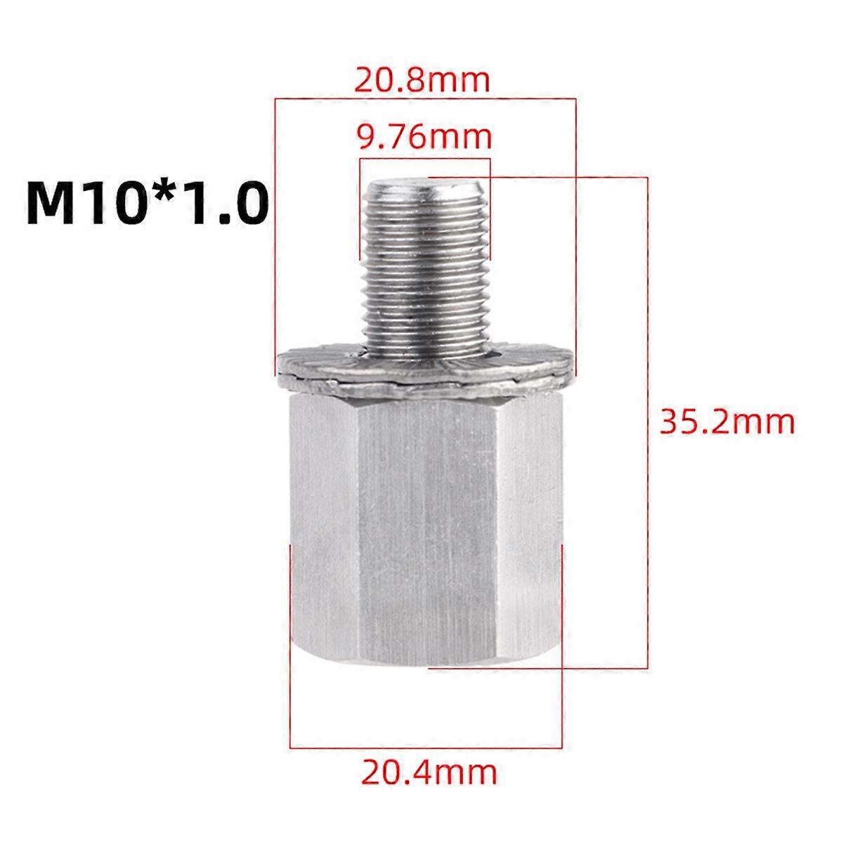 Bicycle Hub Hitch Adapter, M10x1.0 Thru Axle Adapter, Universal Bicycle Trailer Coupling Connector