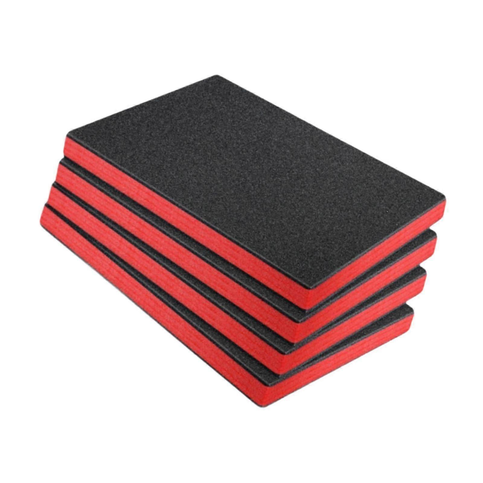 4Pcs Tool Box Foam Inserts Packing Foam Pads Portable Reusable Tool Box Liners