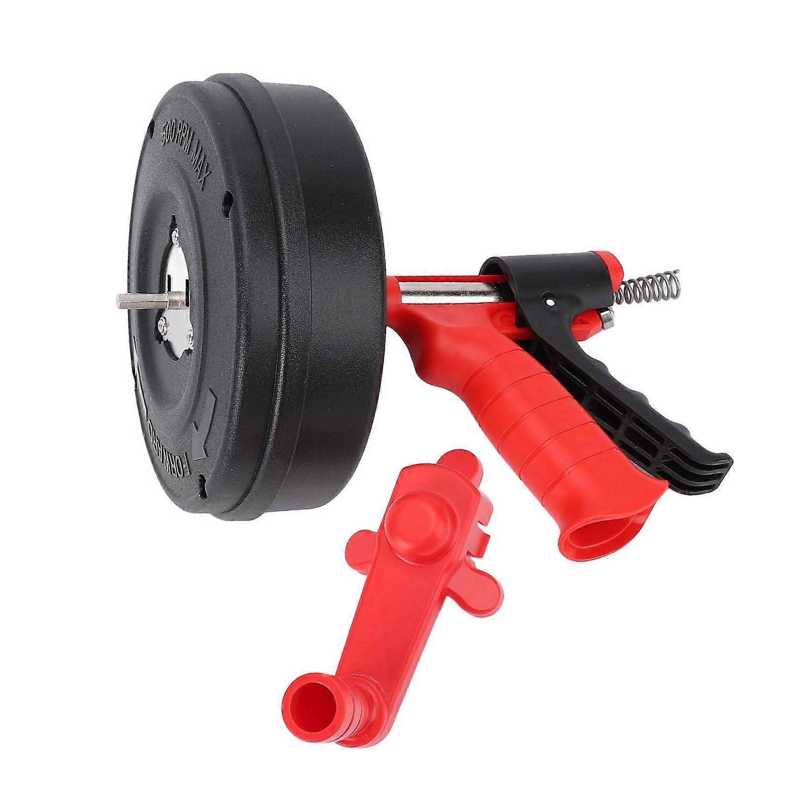 Drain Snake Manual Or Drill Powered 65 Manganese Steel Spring High Hardness Flexible Clog Remover for Toilet Kitchen 7.5m Spring