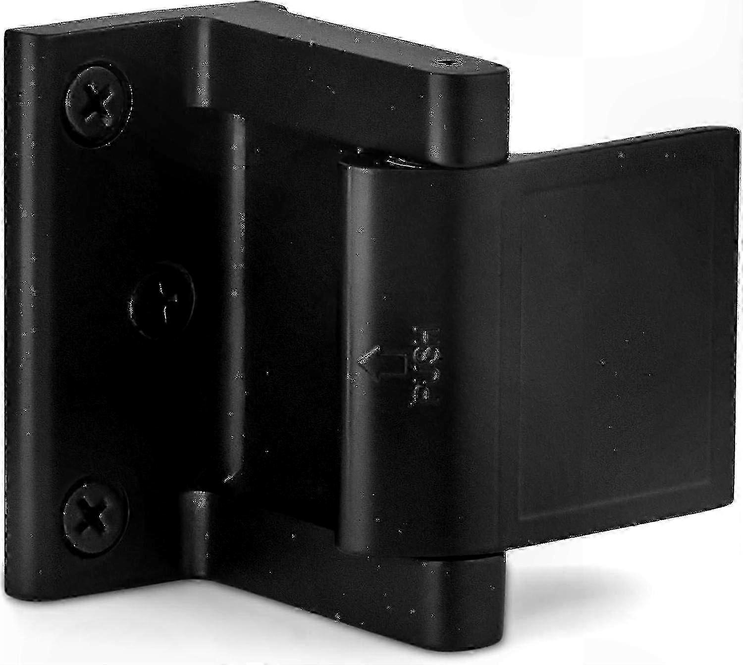 Reinforced Security Plate for Inward-Swing Doors with Privacy Lock and Advanced Protection