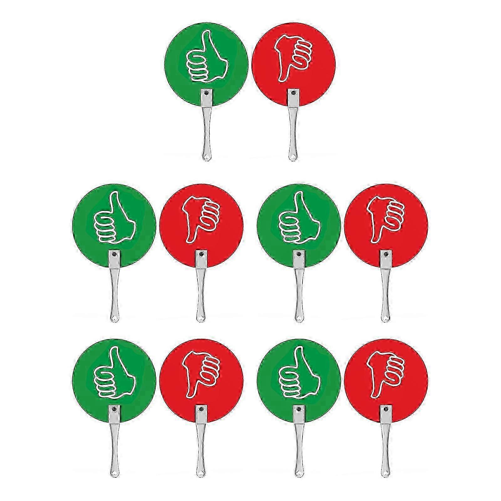 iskolaterem Szavazólapátok 10 db Fel/Le hüvelykujj Igen/Nem Igaz/Hamis Aukció