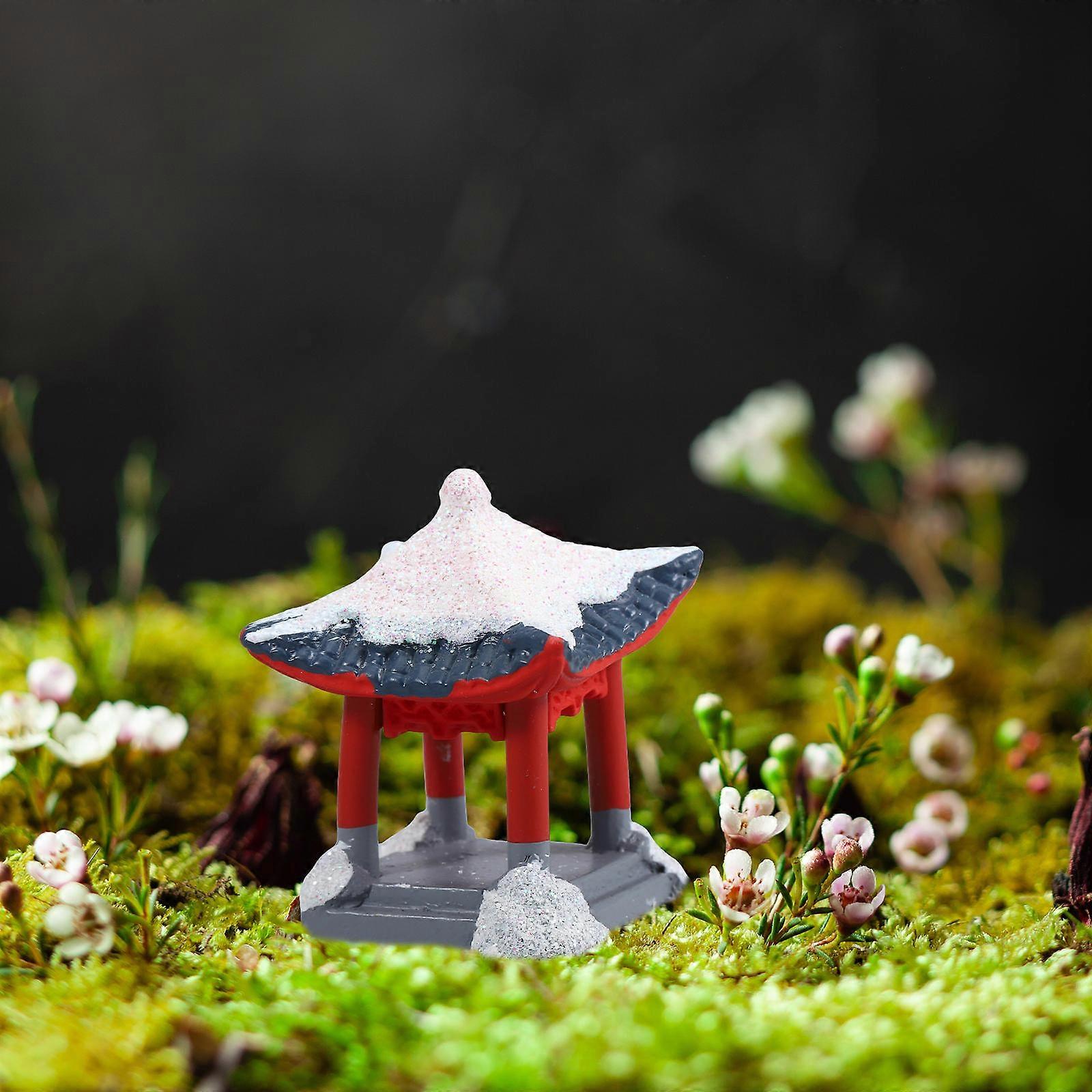Mini Resin Statue Indoor Decoration Realistic Appearance Fine Workmanship 4Pcs