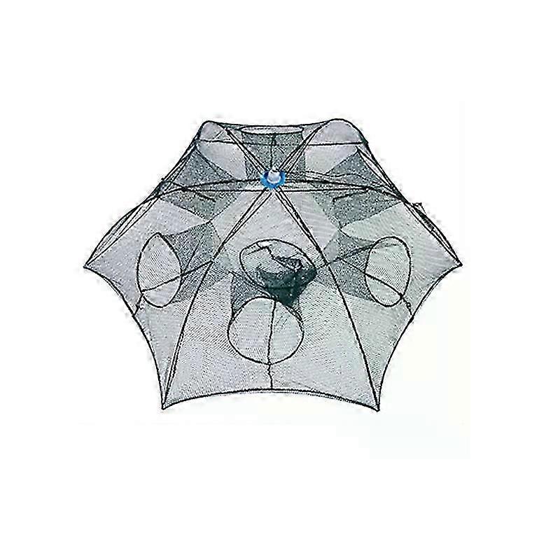 folding fish trap shrimp cage fishing nets nylon mesh