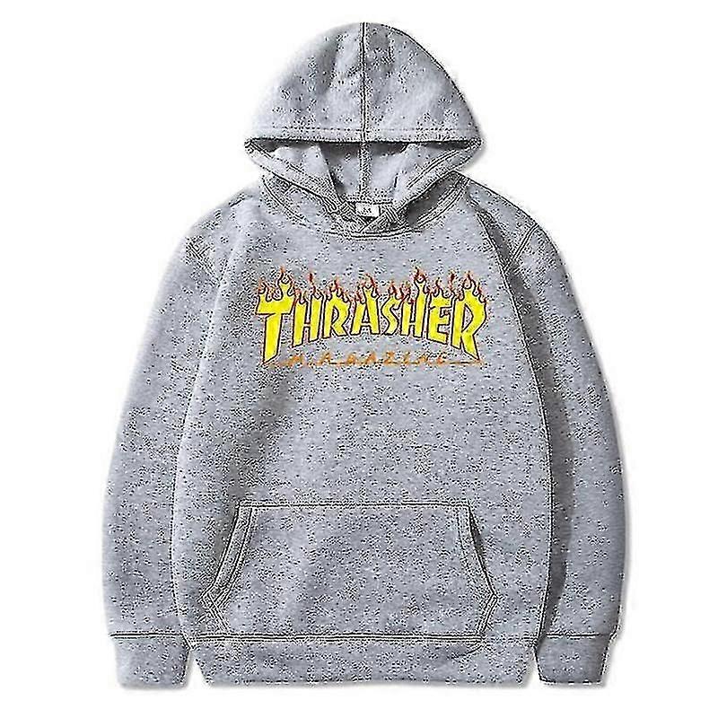 Thrasher Kazak Alev Sweatshirt Günlük Üst Moda Baskı Kapüşonlu | Fruugo Au