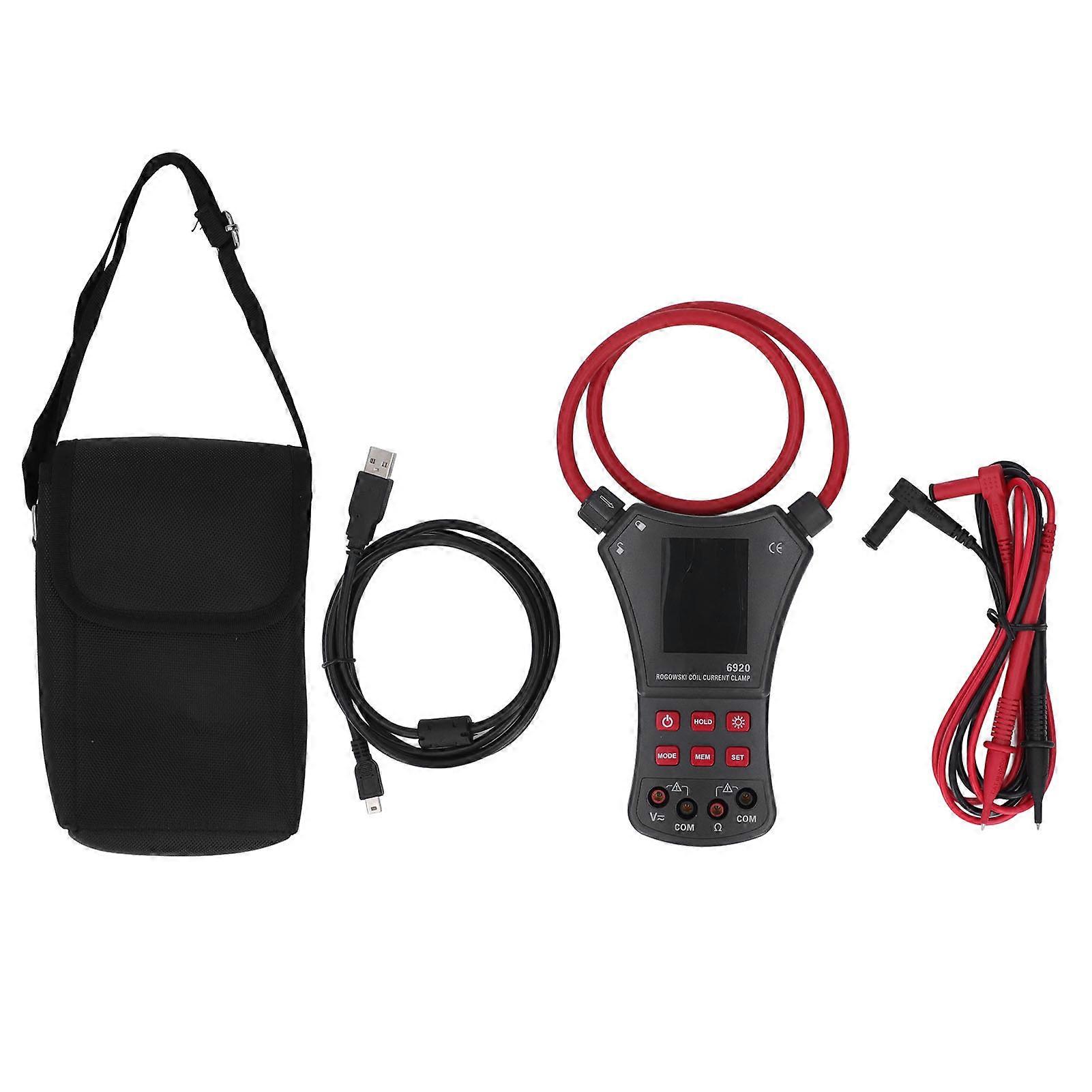 Pince ampèremétrique flexible, mesure sans contact, coque ABS multifonctionnelle, pince ampèremétrique de courant alternatif