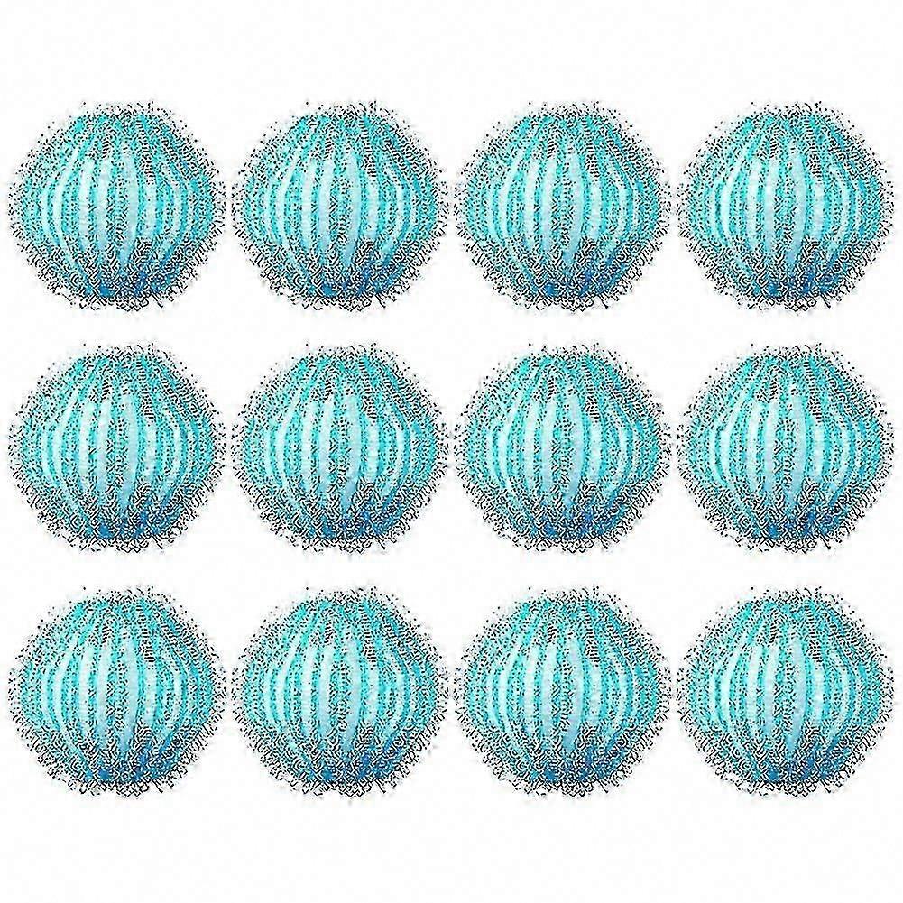 Pack of 12 Reusable Lint Balls for Washing Machine, Cleaning Balls, Lint Traps SZRH