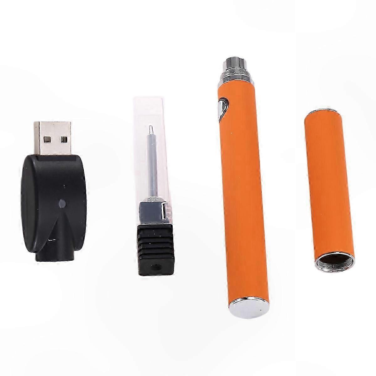 Adjustable Voltage Smart Power Pen with 510 Thread Orange