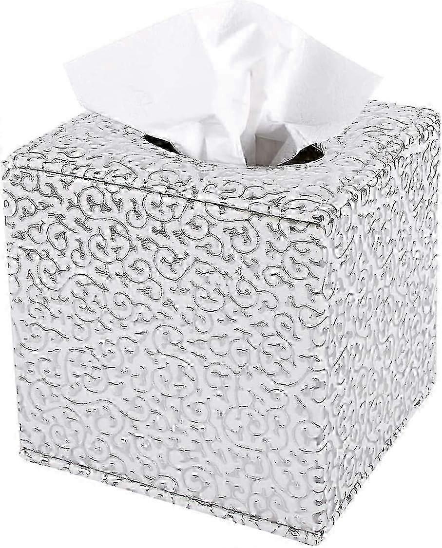 2024 Suitable Tissue Box Cover Pu Cube Tissue Holder - Household Square Tissue Cover Case