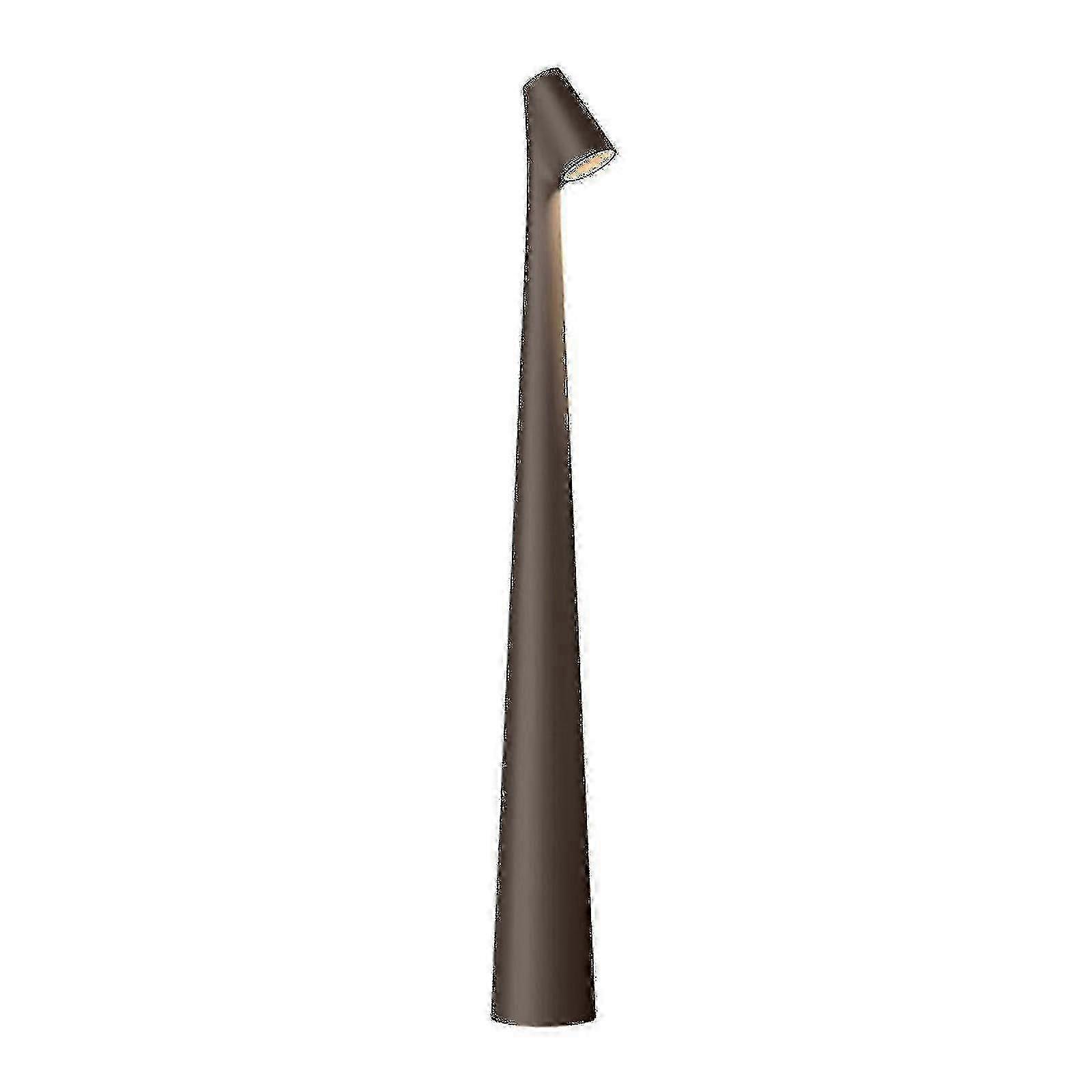 Portable Dimmable LED Table Lamp with Conical Stem for Sculpting Light