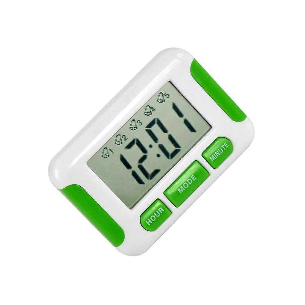 Digital Clock Pill Reminder Memory Aid Stop Watch Electronic Timer