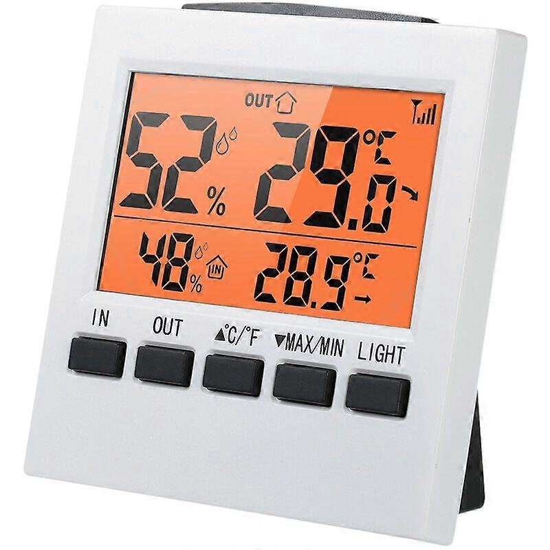 Humidity Detector Wireless Indoor/Outdoor Thermometer Hygrometer Digital LCD