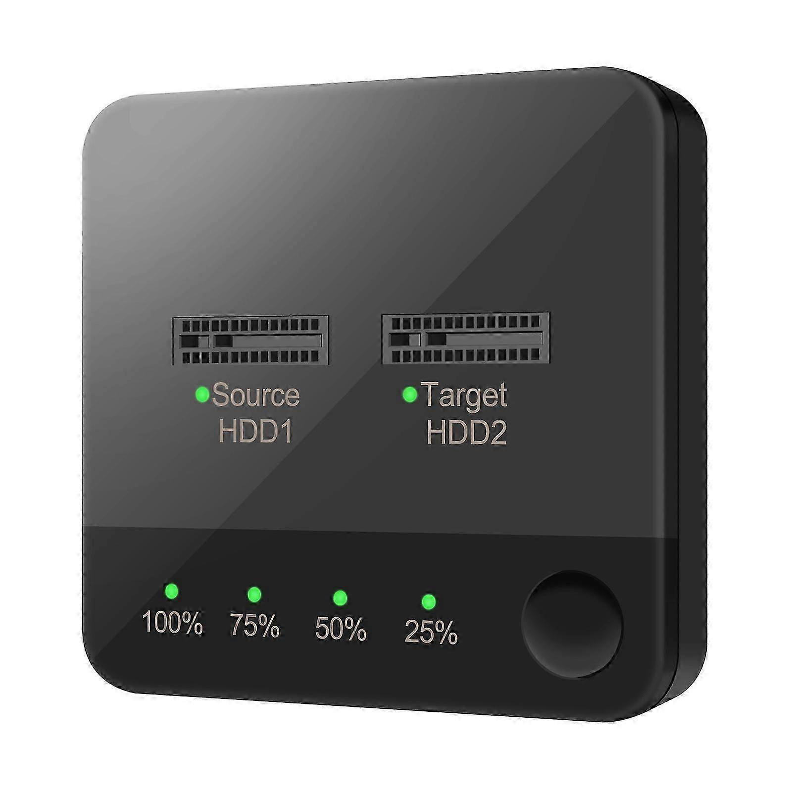 "4TB M.2 SATA SSD Dock - Clone, Copy, Dual Slot, USB-C, Windows & Mac Compatible"