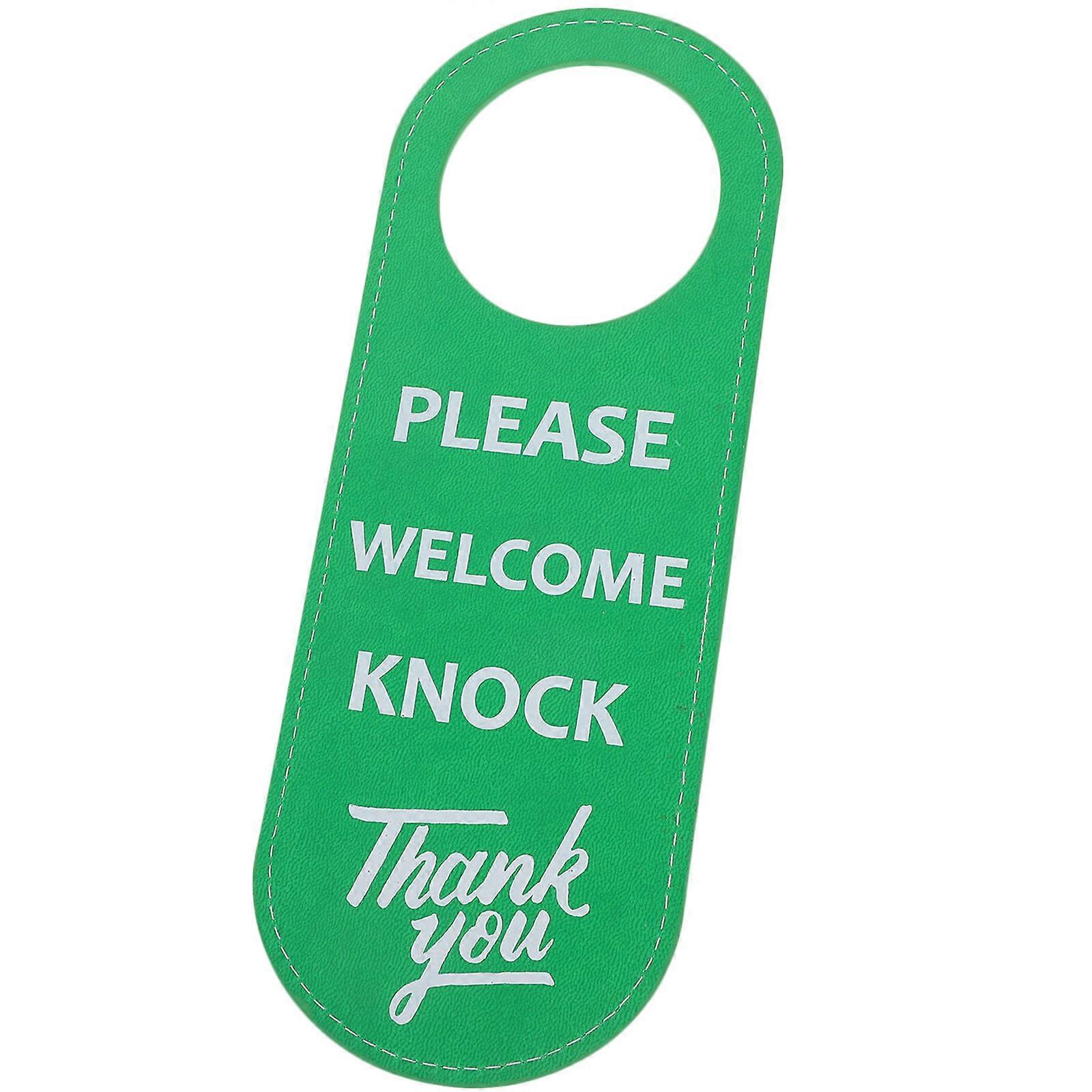 Please Do Not Disturb Double Sided Door Hanger Sign for Home Use