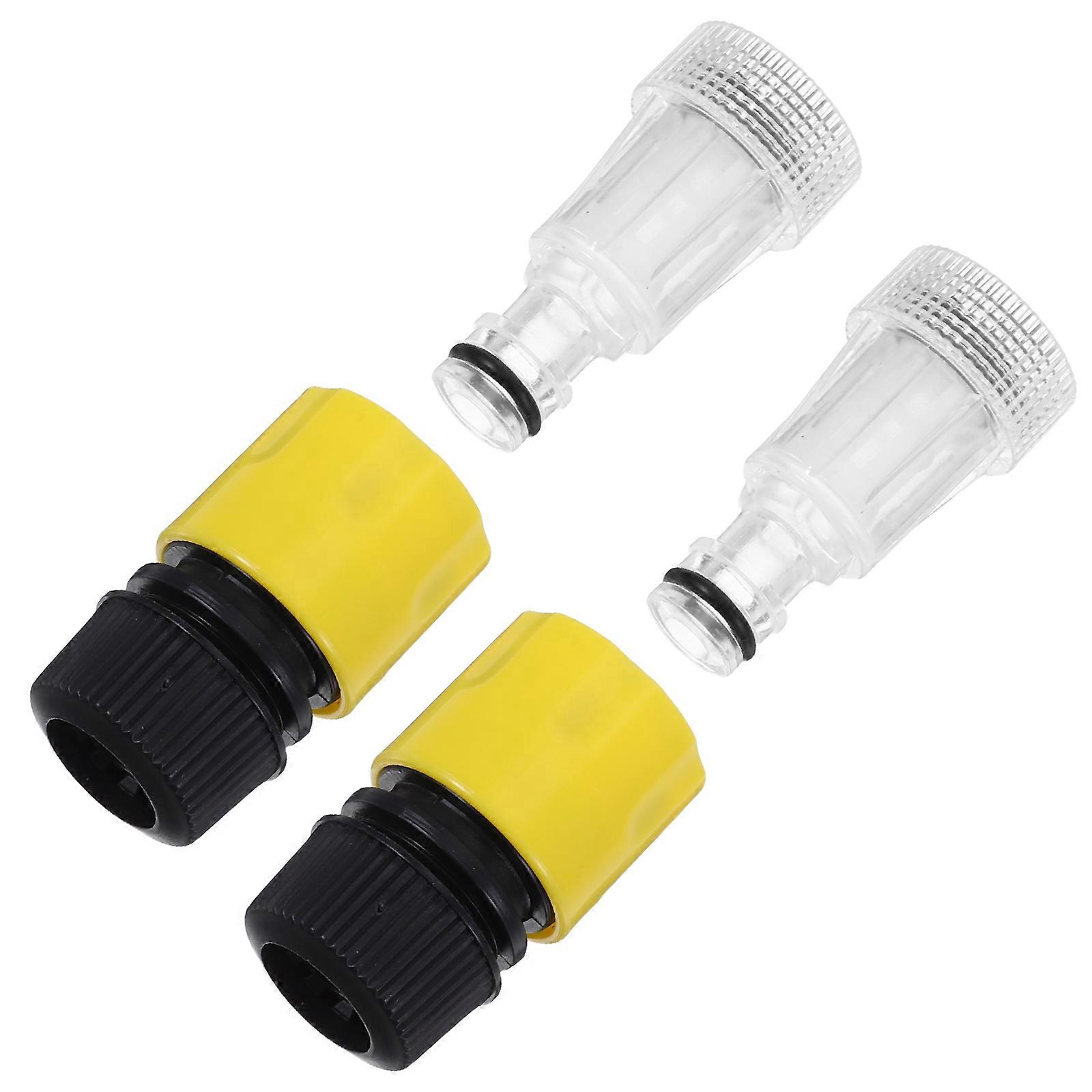 High Strength Pressure Washer Water Filter Connector for Car 4Sets